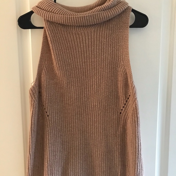 Abercrombie & Fitch Tops - Tan Cowl Neck Tank Top